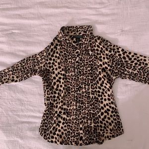 Sexy Animal print button up shirt